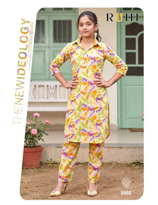 Desi kudi ruhi kids wholesale kurti palazzo set online